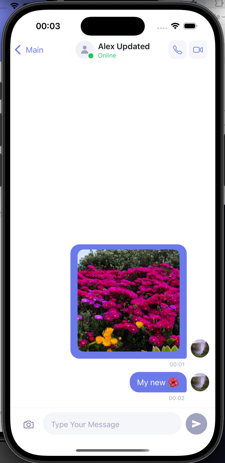 BizChat — диалог с фото